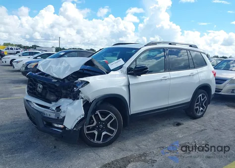 2023 Honda Passport Awd Elite из США, поврежденный, VIN 5FNYF8H00PB004100